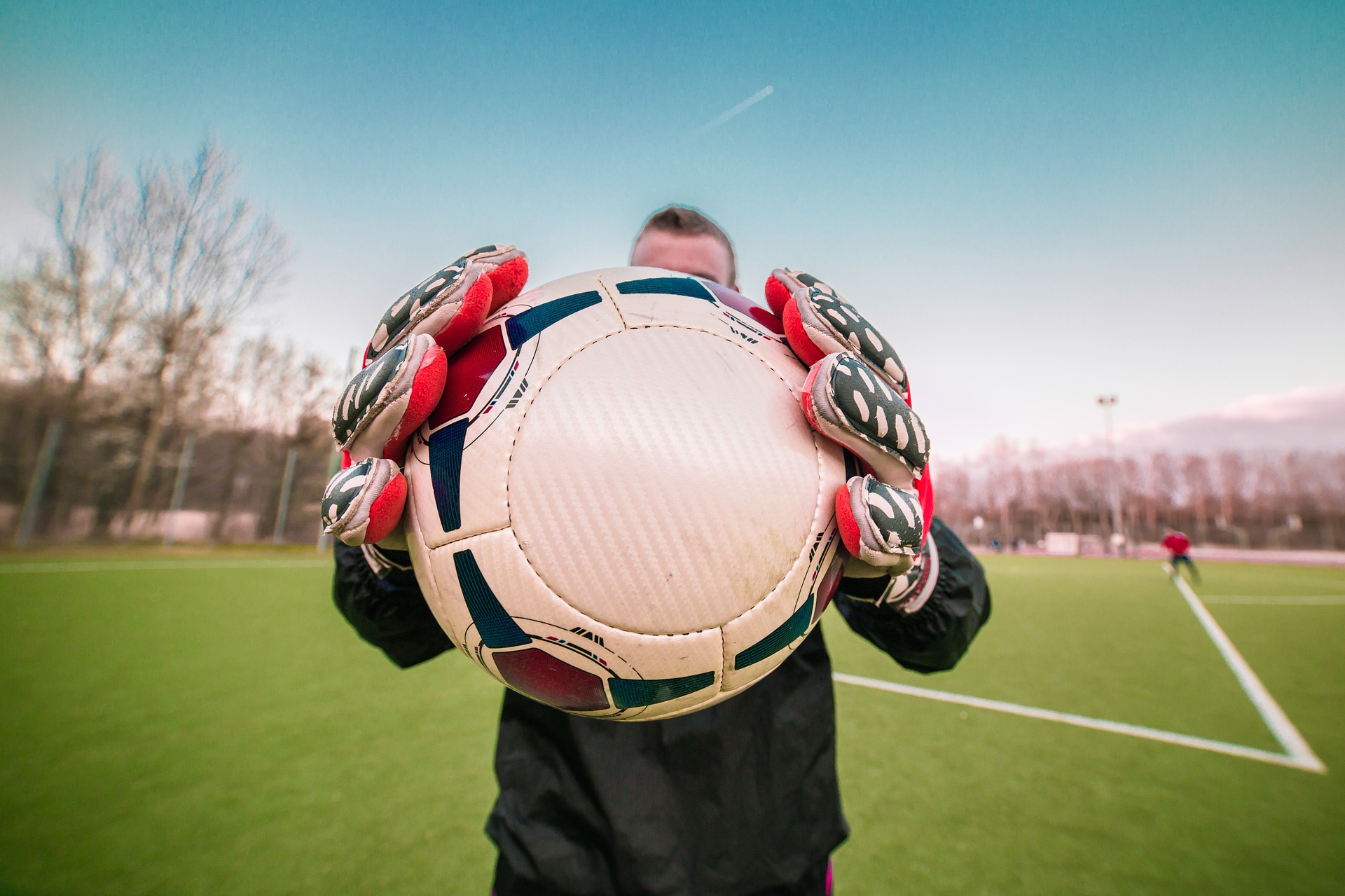 Goleiro com a bola